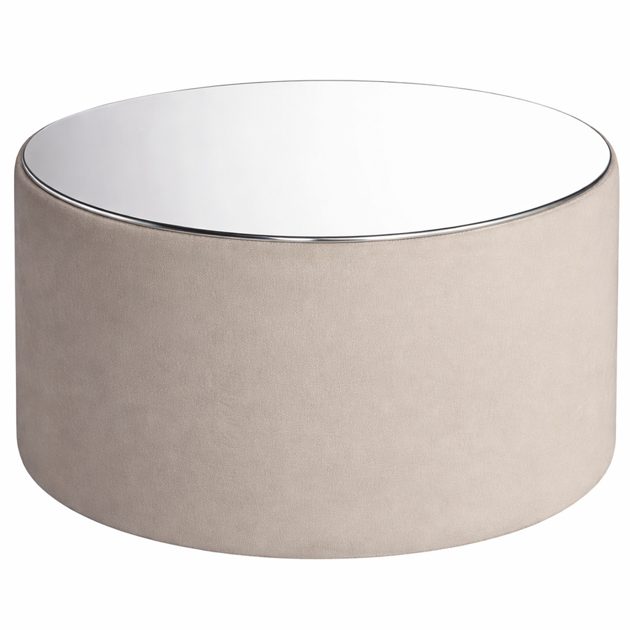 Журнальный столик  "Фуфик" кокосовый раф бархат - Фото миниатюра 1