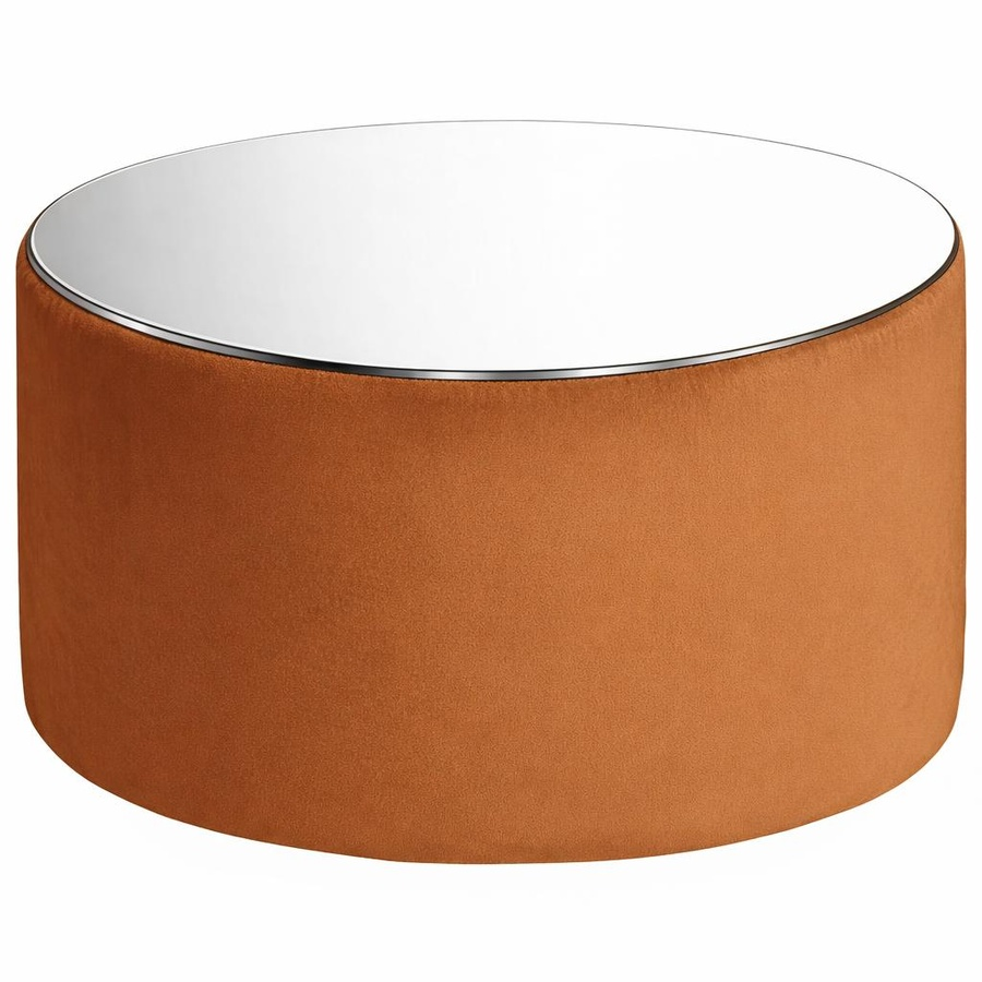 Журнальный столик "Фуфик" рыжая лиса бархат - Фото миниатюра 1