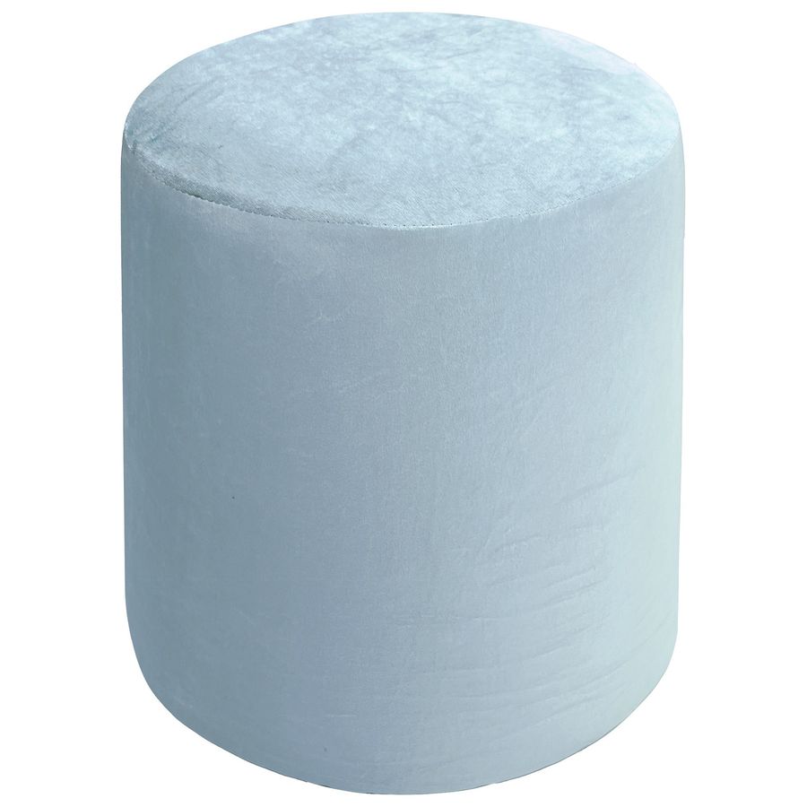 Пуфик "Фуфик" мини аквамарин бархат - Фото миниатюра 1