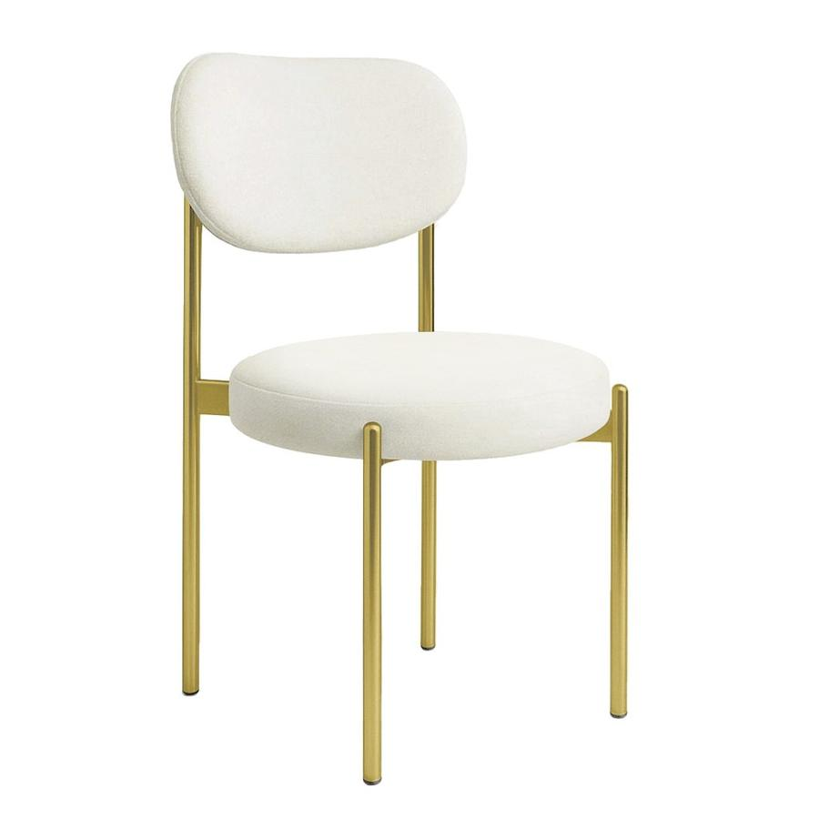 Стул "Марсель" золотой, жемчужный бархат