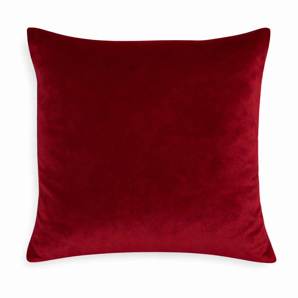Подушка "Флафи" гранатовый бархат