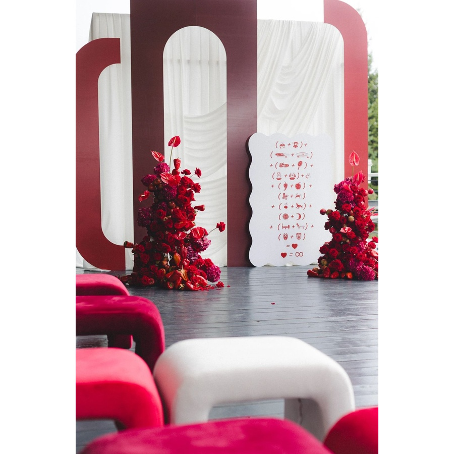 Пуфик "Боу" мини жемчужный бархат - Фото миниатюра 3