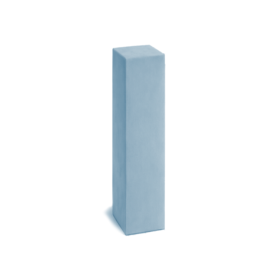 Колонна "Кастор" 160см голубой сапфир бархат - Фото миниатюра 1