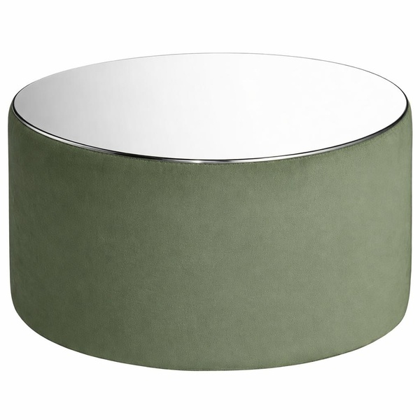 Журнальный столик "Фуфик" светло-зеленый бархат