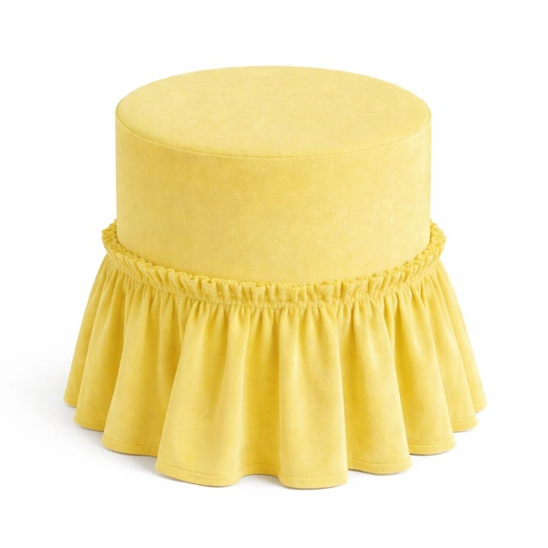 Пуфик "Рюфик" спелая дыня бархат