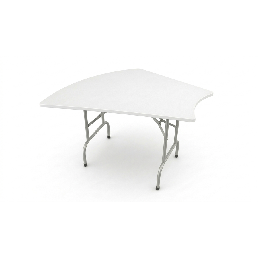 Банкетный стол "Вольф" змейка трапеция белый - Фото основное 1