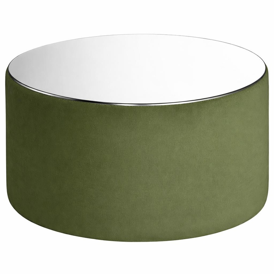 Журнальный столик пуфик "Фуфик" зеленый чай бархат - Фото основное 1