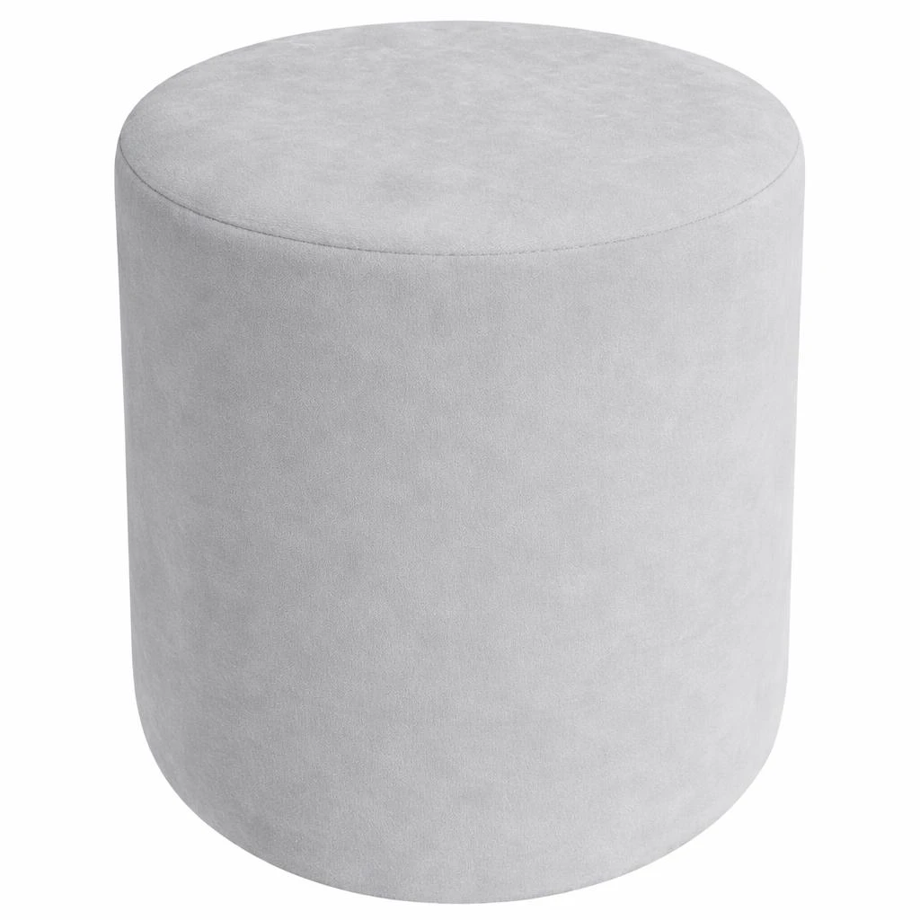 Пуфик "Фуфик" мини серый бархат