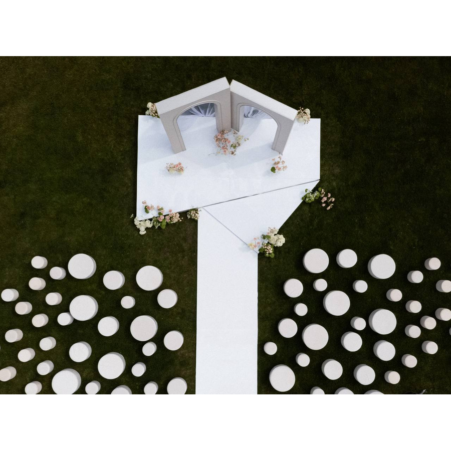 Пуфик "Фуфик" мини жемчужный бархат - Фото миниатюра 3