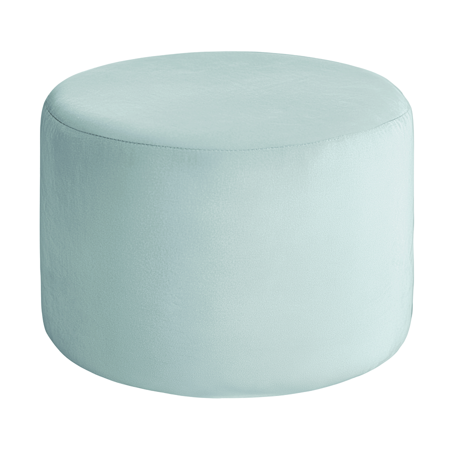 Пуфик "Фуфик" миди морозная мята бархат - Фото миниатюра 1