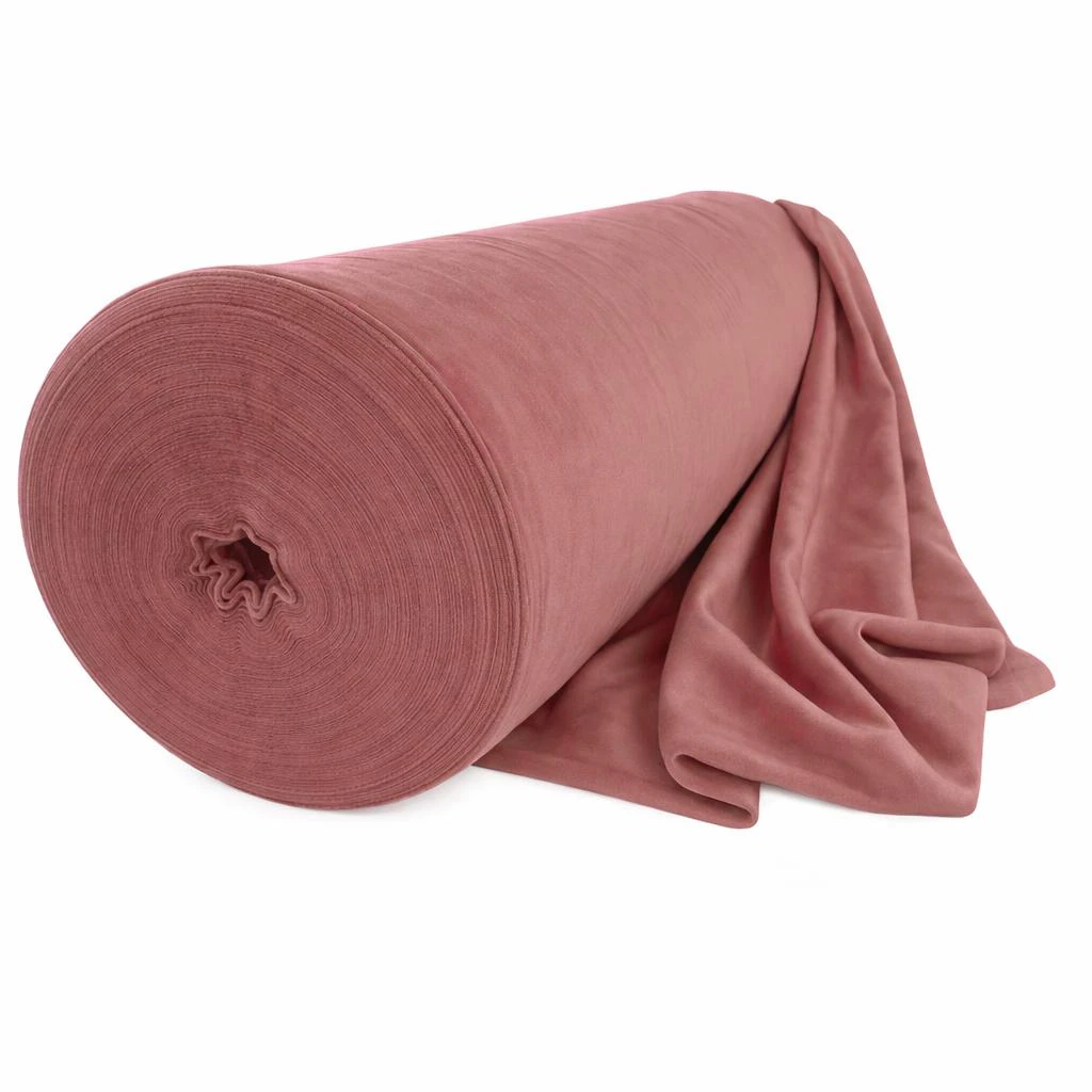 Рулон бархата пастельно-коралловый