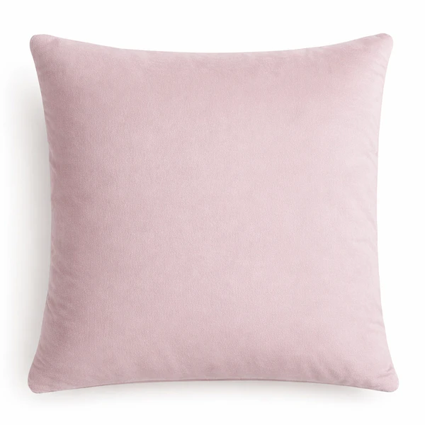 Подушка "Флафи" бледно-розовый бархат 