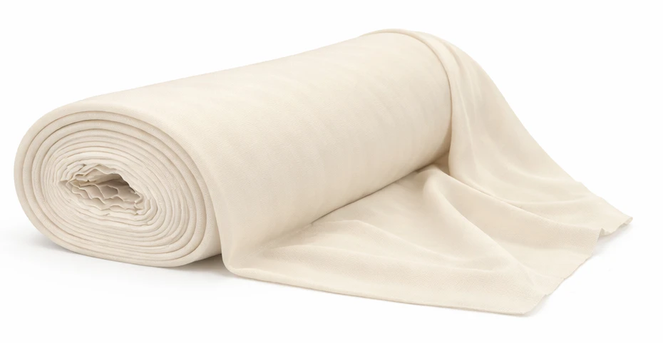 Рулон креп-шифона кремовый