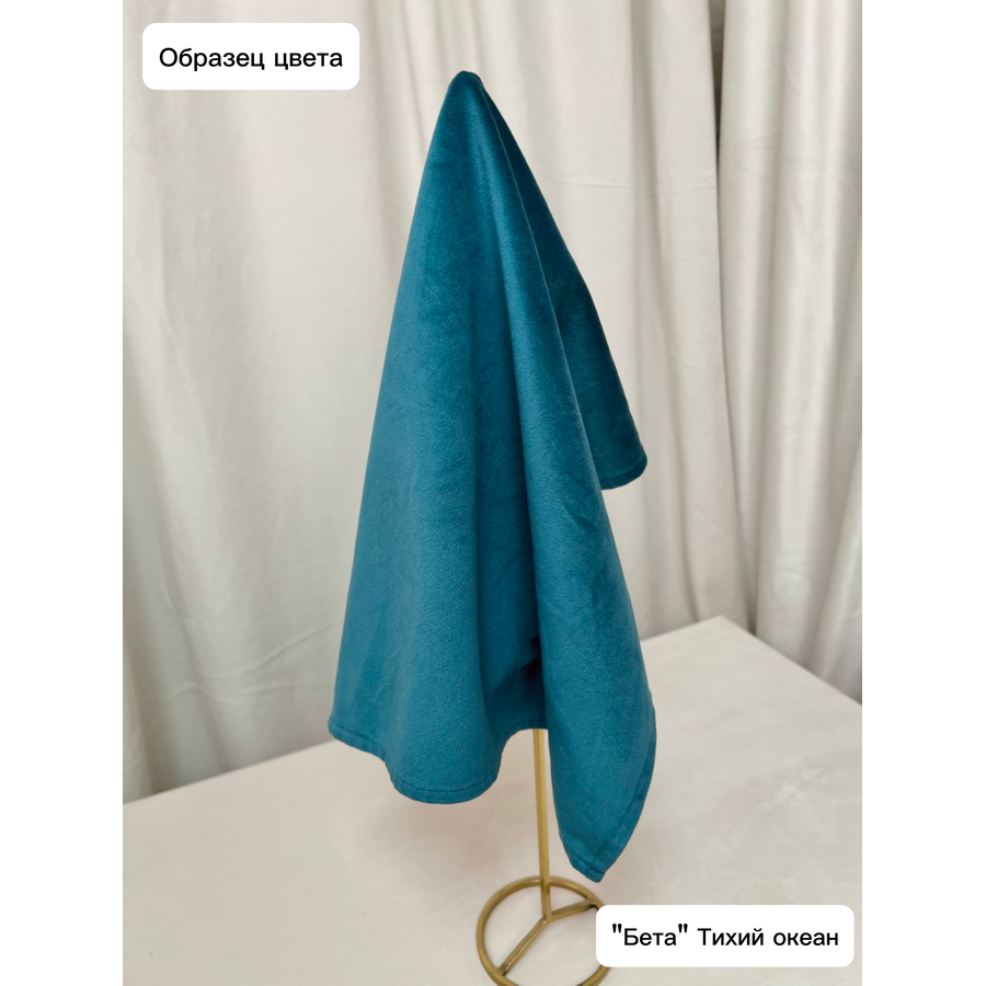 Стул "Марсель" серебряный, тихий океан бархат - Фото миниатюра 3