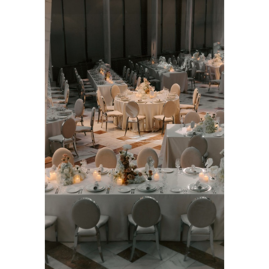 Скатерть "Шелк+" кремовая прямоугольная - Фото миниатюра 3