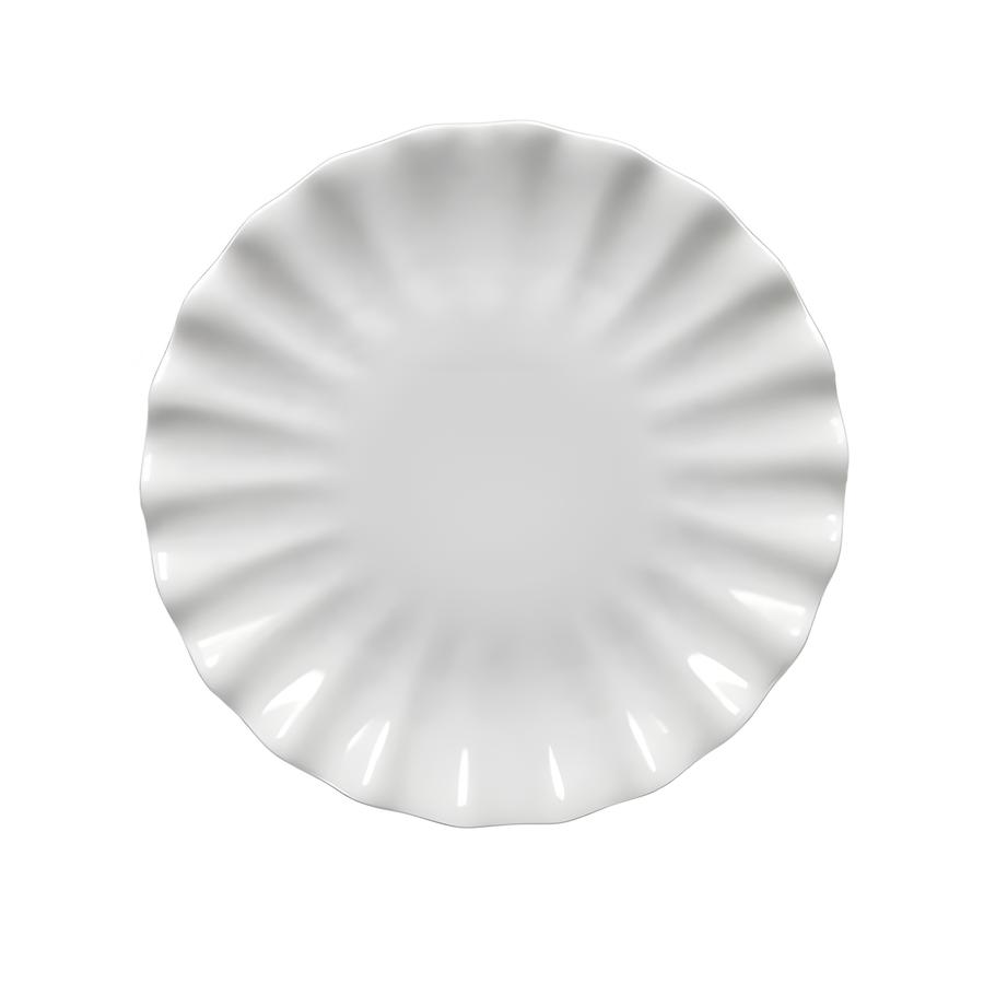 Тарелка "Кюри" белая большая - Фото основное 1