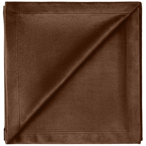 Салфетка бархатная горький шоколад