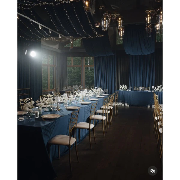 Стул «Хамелеон» золотой, мятная подушка из бархата