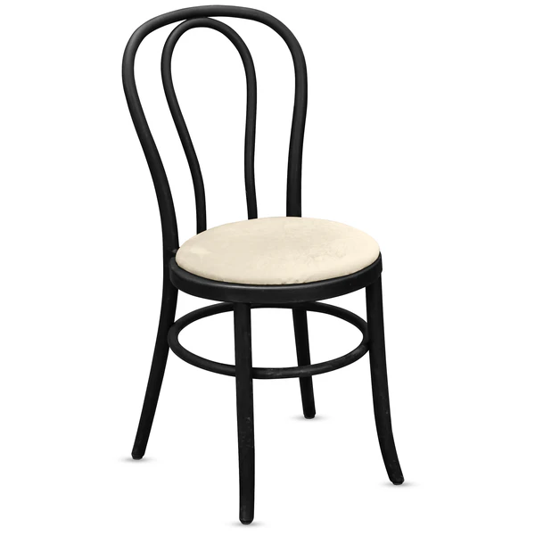 Стул Венский, молочные подушки из бархата