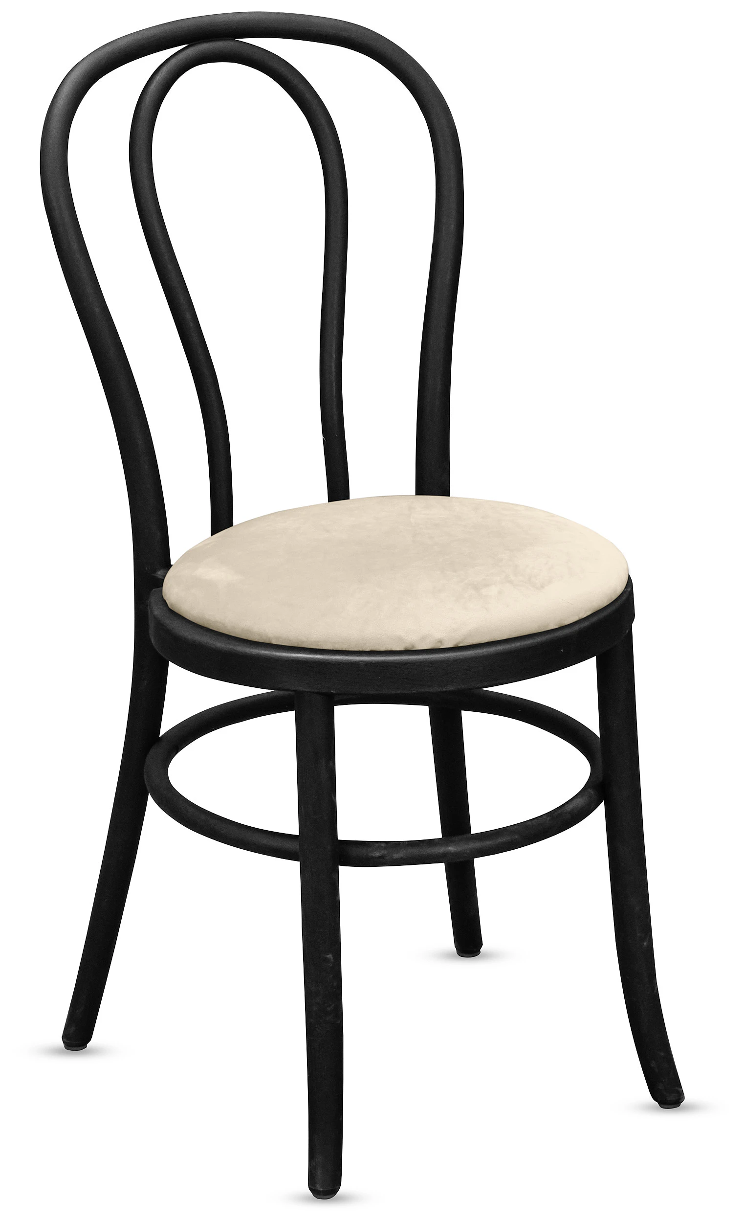 Стул Венский, светло-бежевые подушки из бархата - Фото основное 1