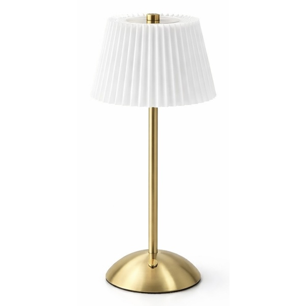 Светильник «Альба» с коротким белым абажуром 