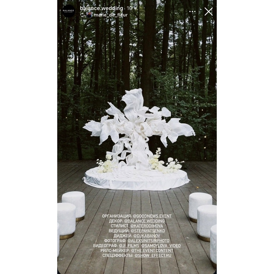 Пуф «Круг» золотой, белый бархат - Фото миниатюра 3