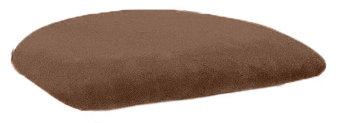 Чехол для подушки Кьявари из  бархата горький шоколад