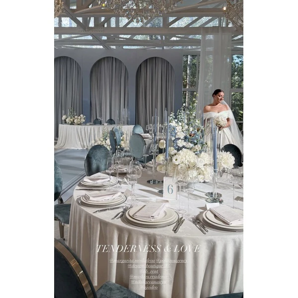 Салфетка поликоттон белая