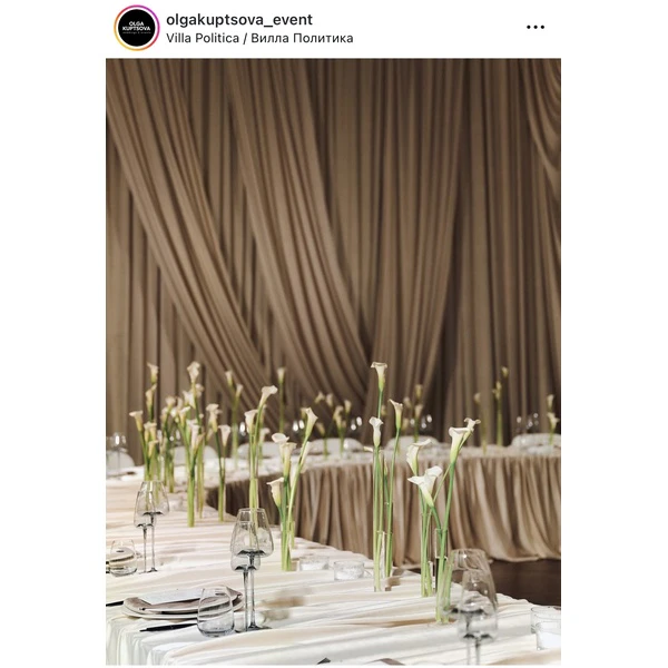 Салфетка бархатная серо-бежевая - Фото 2