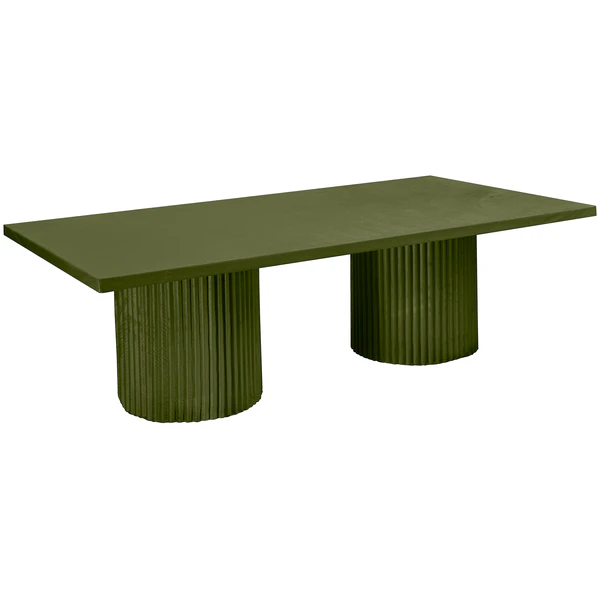 Стол «Арис» прямой, бархат мшистый