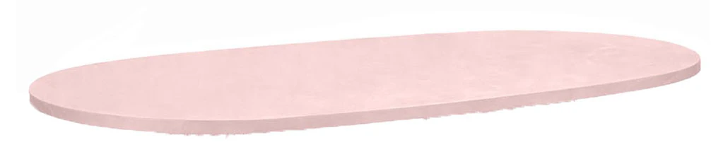 Чехол для столешницы овального стола Арис, пыльно-розовый бархат