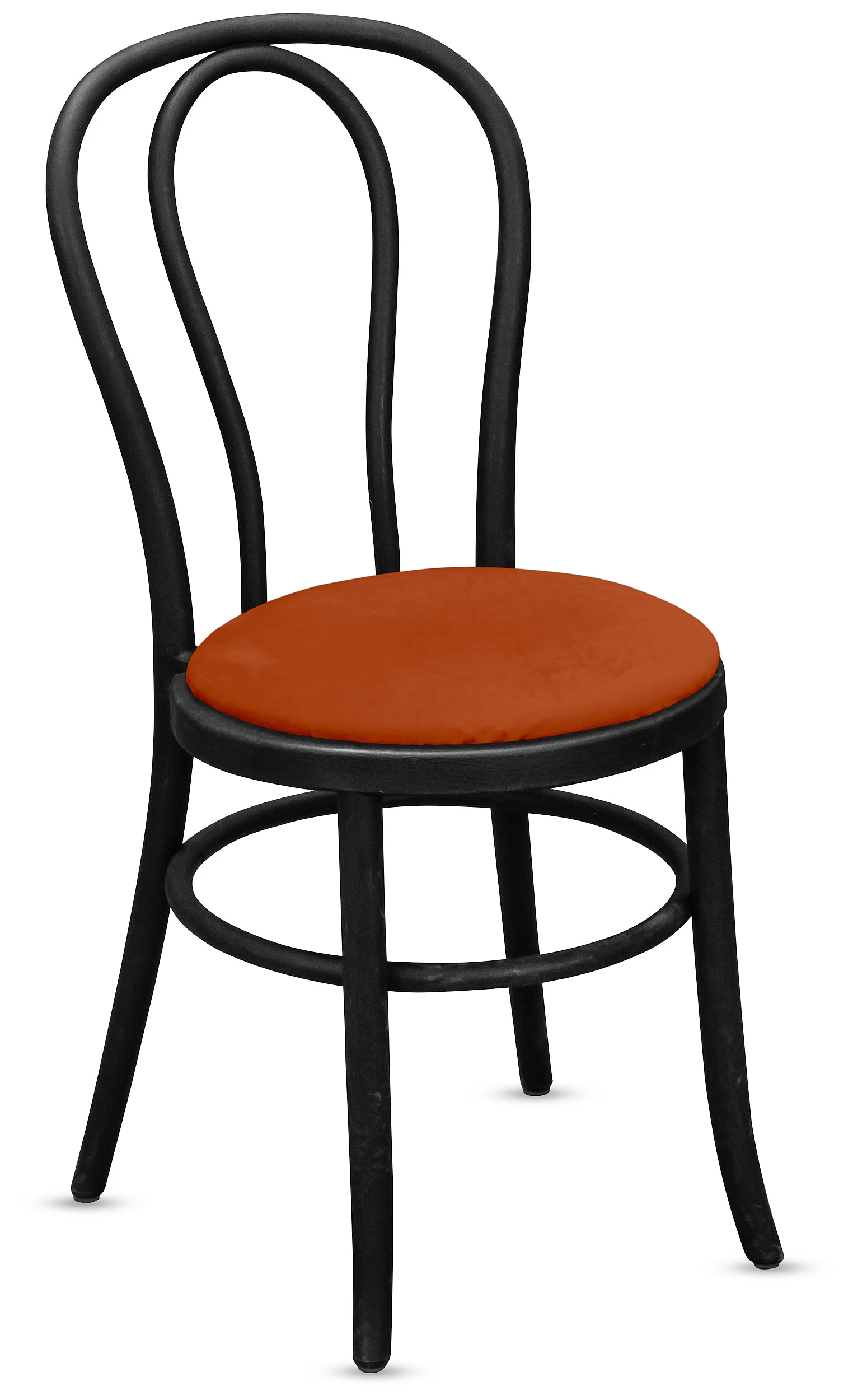 Стул Венский, терракотовые подушки из бархата - Фото миниатюра 1