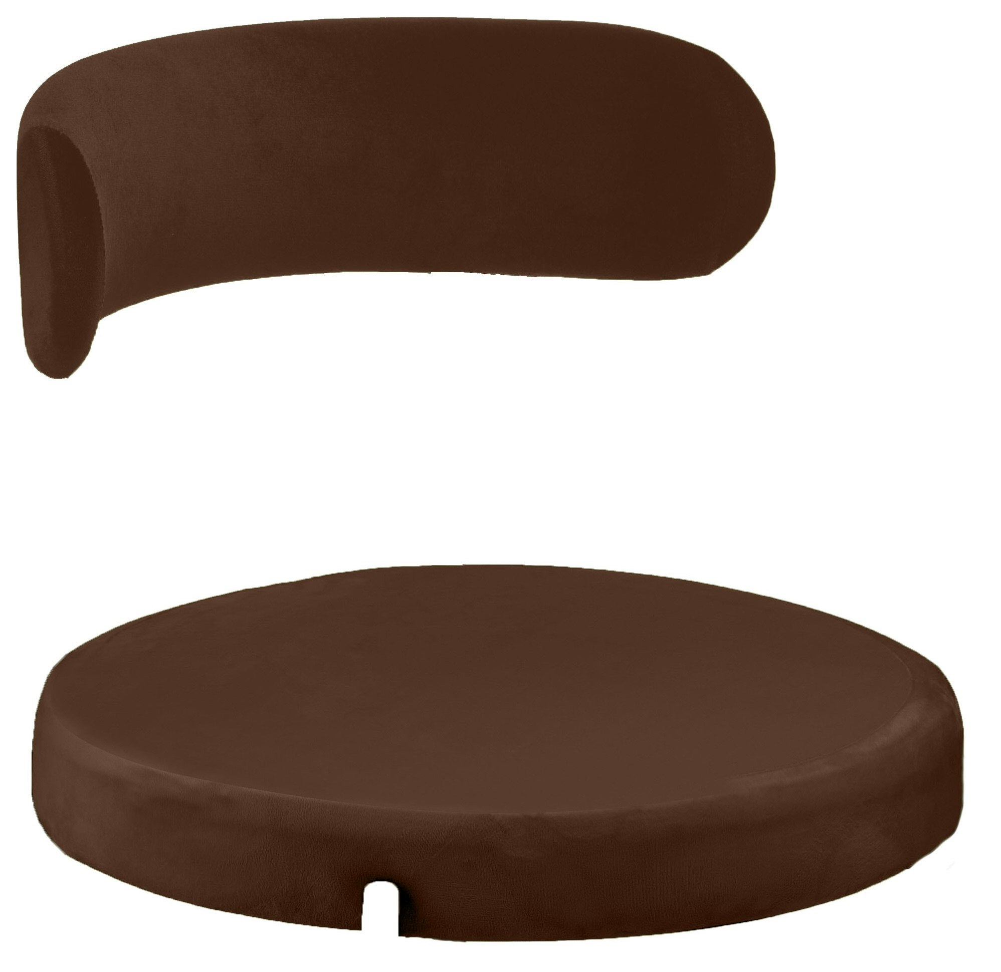 Чехол 2 шт. Лира, бархат шоколадный