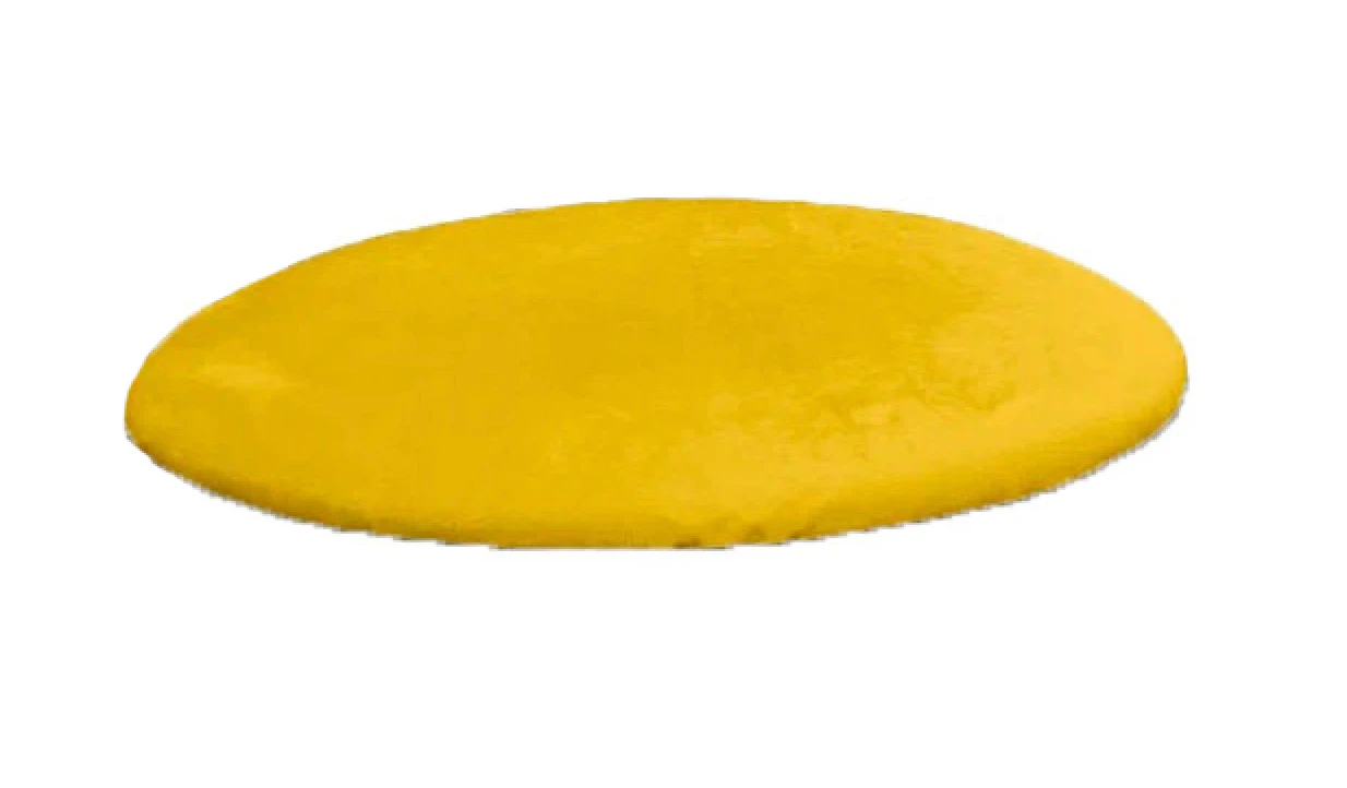 Чехол для подушки Венского стула из желтого бархата 