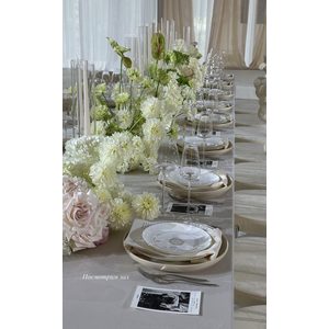 Подстановочная тарелка «Моно» бежевая - Фото 4