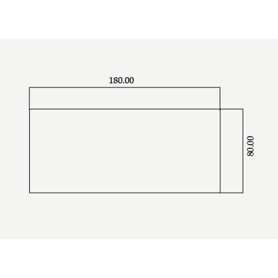 Стол прямоугольный 180х80 см с мулетоном - Фото миниатюра 3