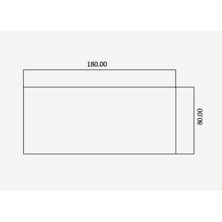 Стол прямоугольный 180х80 см с мулетоном - Фото миниатюра 3
