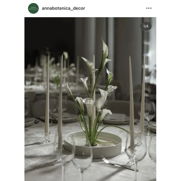 Ваза «Плето» белая