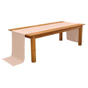 Раннер льняной светло-розовый