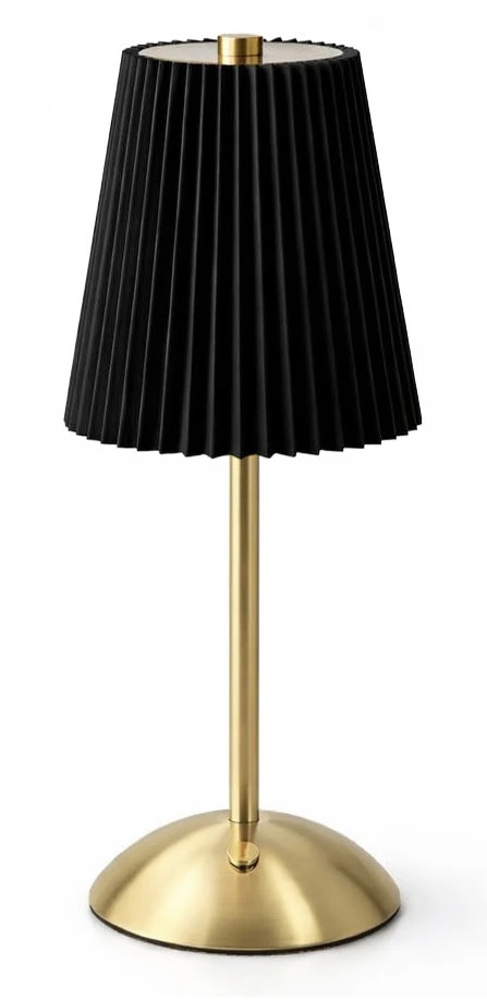 Светильник «Альба» с черным  абажуром