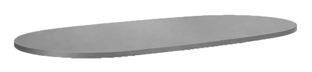 Чехол для столешницы овального стола Арис, светло-серый бархат