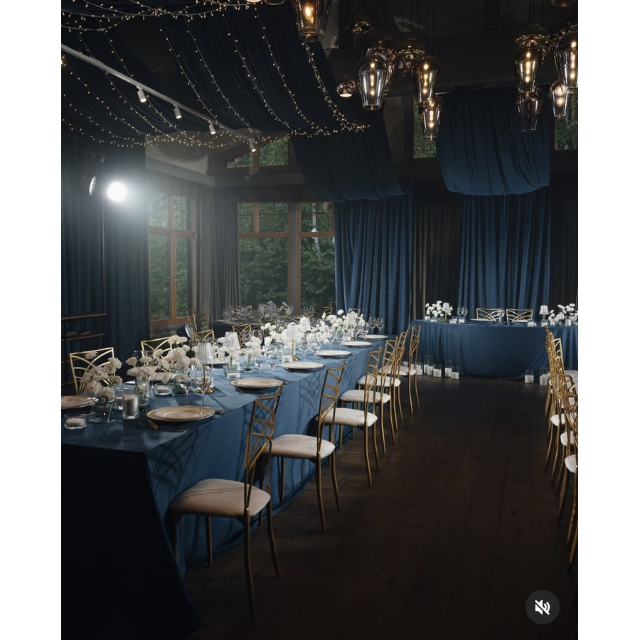 Стул «Хамелеон» золотой, кремовая подушка из бархата - Фото миниатюра 3