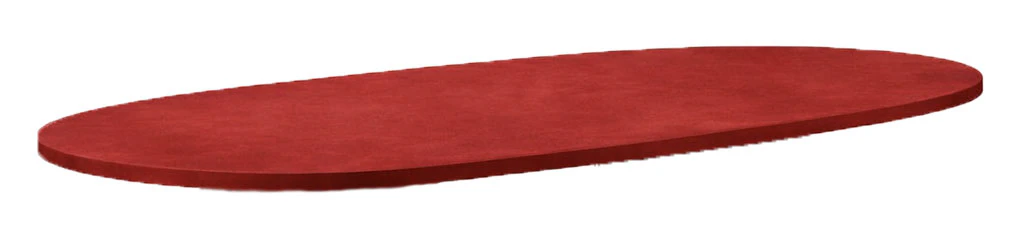 Чехол для столешницы овального стола Арис, красный бархат