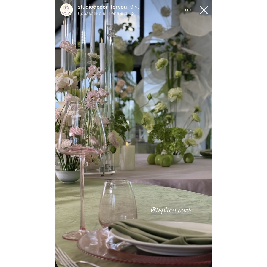 Подстановочная тарелка «Элва» розовый шёлк - Фото миниатюра 3