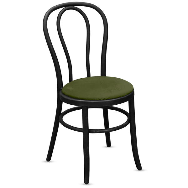 Стул Венский, мшистые подушки из бархата