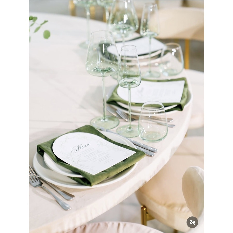 Бокал «Люксор» для шампанского олива - Фото миниатюра 4