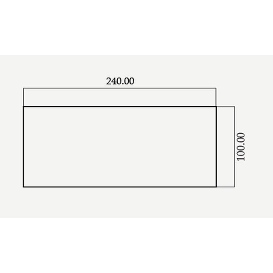 Стол широкий прямоугольный 240х100 см с мулетоном - Фото миниатюра 3