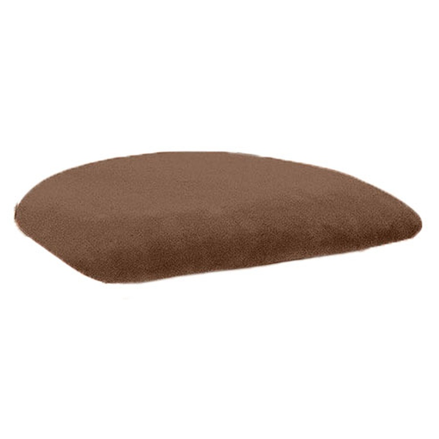 Чехол для подушки Кьявари из  бархата горький шоколад - Фото миниатюра 1