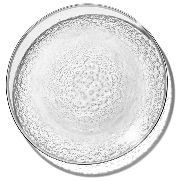 Подстановочная тарелка «Анитра» прозрачная с серебряной каймой