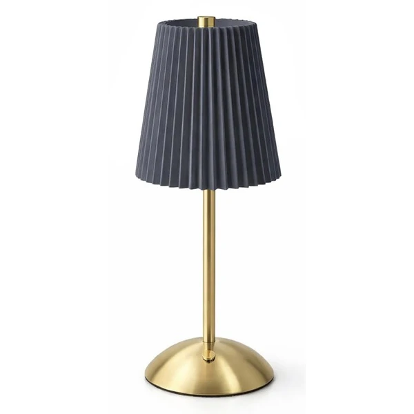 Светильник «Альба» с серым  абажуром 